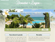 Tablet Screenshot of domainedulagon.com
